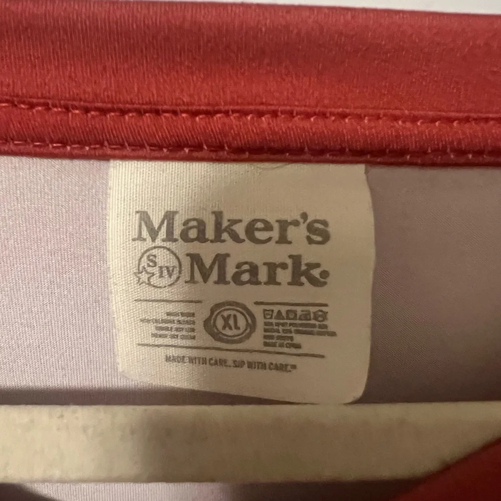 Men’s Red/Yellow Ombré Maker’s Mark T-Shirt - Picture 3 of 3